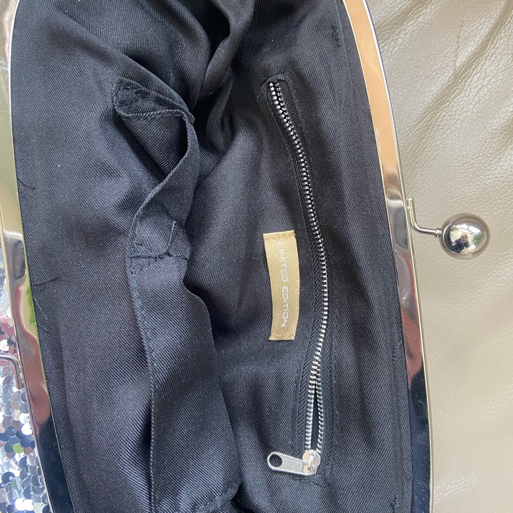 Limited Edition Sequence Clutch/Silver/Large - image 3